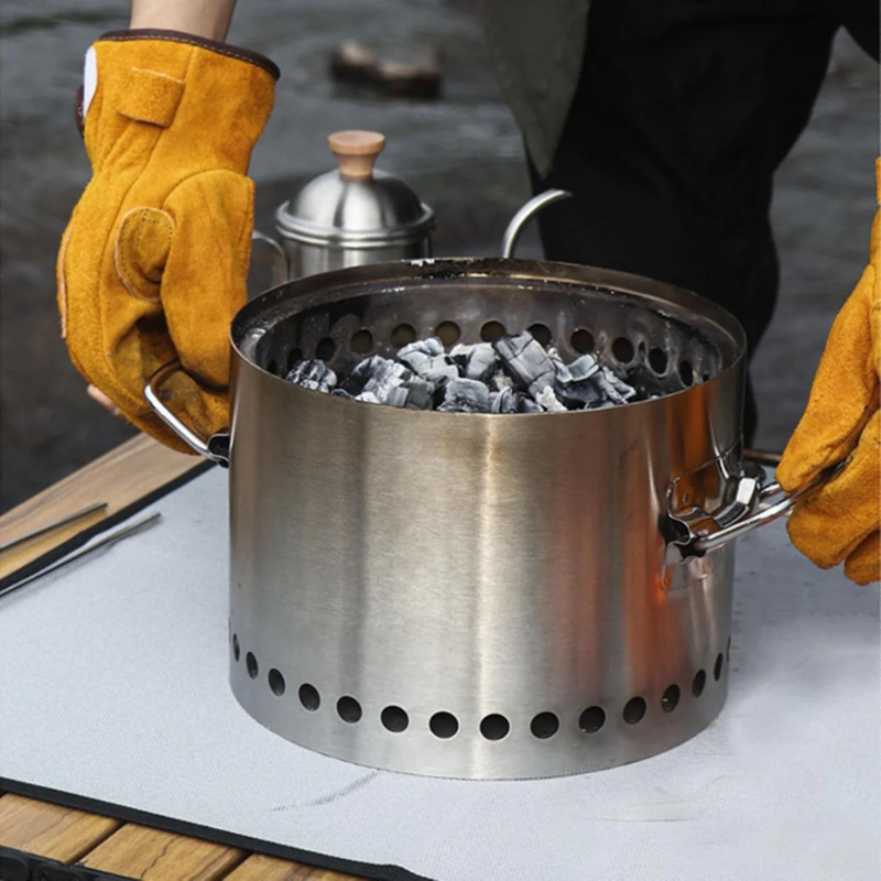 RVS Kookstel voor Survival & Camping